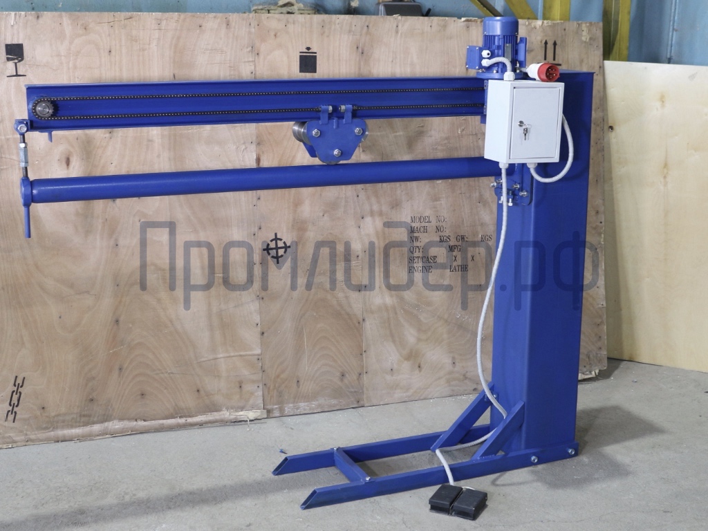 электромеханический фальцеосадочный станок промлидер фос-р 1300