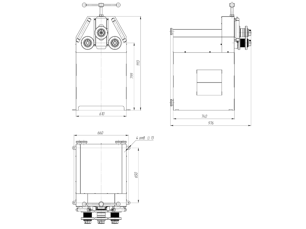 габаритный чертеж мб